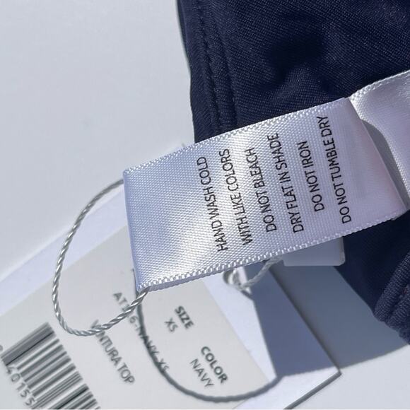 Andie Swim The Ventura Top XS Navy - Picture 8 of 14